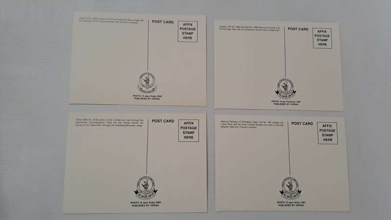 Trains Postcards 4 x Steam Lot.3 Postcards are all unused and new.