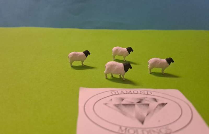 Model Trains 1:87 HO - Animals - Dorper Sheep (x4)