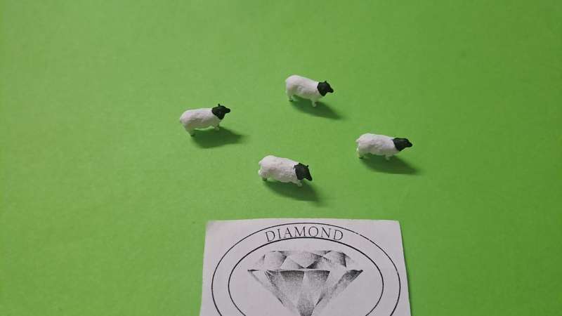 Model Trains 1:87 HO - Animals - Dorper Sheep (x4)