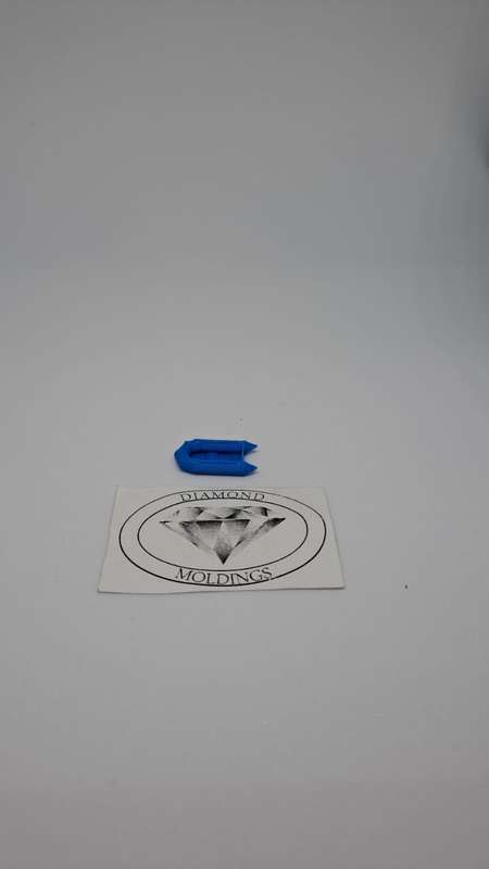 Model Trains N - Scale - Boat Rubber Dinghy (Blue) - 22mm x 12mm x 3mm