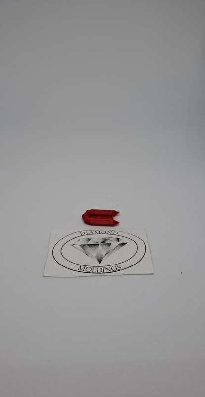 Model Trains N - Scale - Boat Rubber Dinghy (Red) - 22mm x 12mm x 3mm