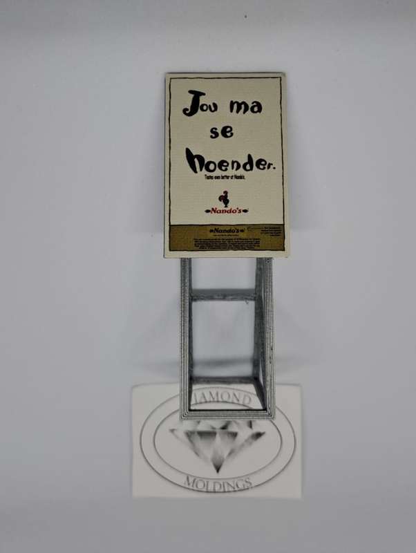 Model Trains HO 1 x Billboard 1990 + Nando's - Jou ma se hoender. - 30mm x 41mm x 82mm