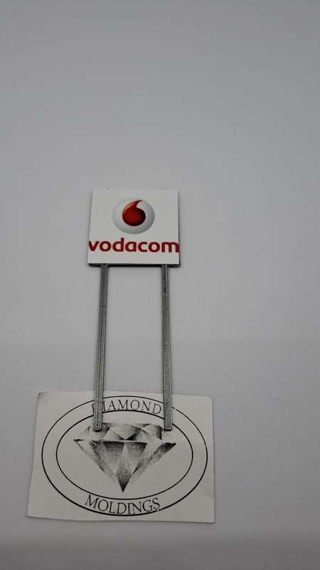 Model Trains HO 1 x Billboard 1990 + Vodacom - 30mm x 41mm x 82mm