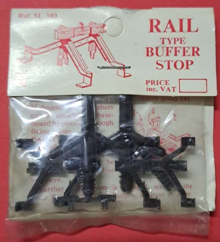 Model Trains N Scale 1 x Pack of 2 Buffer stops.
