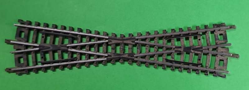 Model Trains N Scale 1 x Lima Double Crossing.