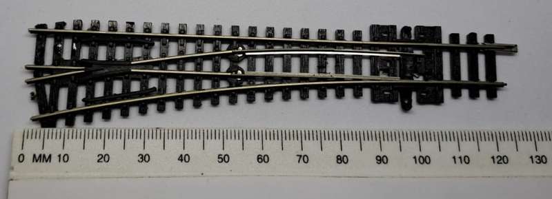 Model Trains N Scale 1 x Points no motors.