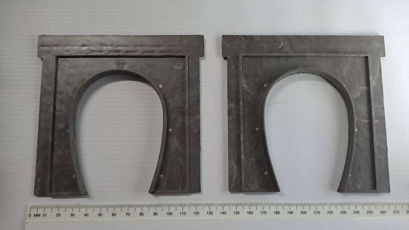 Model Trains HO-Scale 1 x Bag with 2 single tunnel entrances. See pics. 120 x 123mm