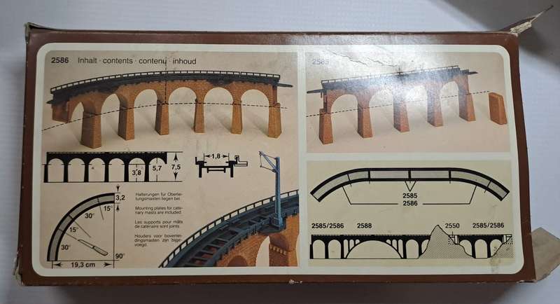 Model Trains N Scale 1 x Faller River Bridge. 300 x 32 x +- 75mm Kit