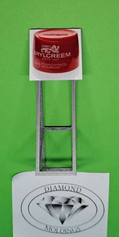 Model Trains HO 1 x Billboard 1970 + Brylcreem Since 1928 - 30mm x 41mm x 82mm