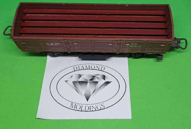 Model Trains HO 1 x Freight Load - I-Beams Load - 104mm x 28mm x 5mm