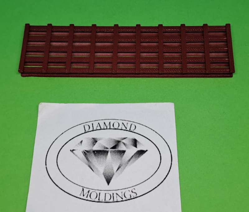 Model Trains HO 1 x Freight Load - I-Beams Load - 104mm x 28mm x 5mm