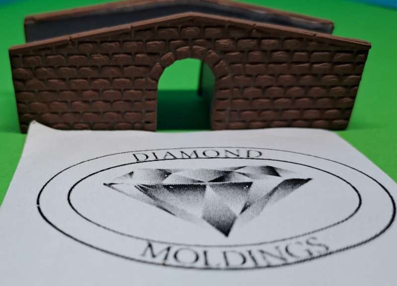 Model Trains HO 1 x Bridge Garden/park (Bigger) - 70mm x 20mm x 25mm