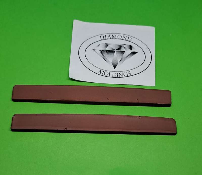 Model Trains N Scale - Plated Bridge Panels (x2) - 113mm x 3mm x 12mm