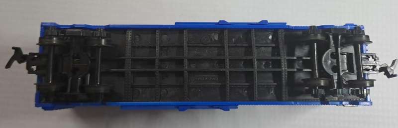 Model Trains HO 1 x Life-Like - Box Wagon - From Sea to Shining Sea, with plastic wheels & Horn Hook