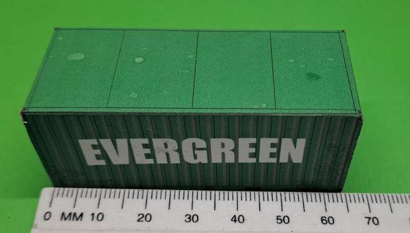 Model Trains HO 1 x Container (paper/cardboard)