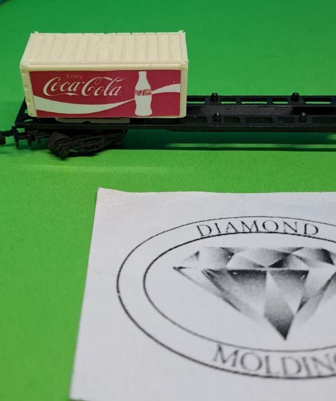 Model Trains N - 1 x Container Coca-Cola - 37mm x 16mm x 17mm