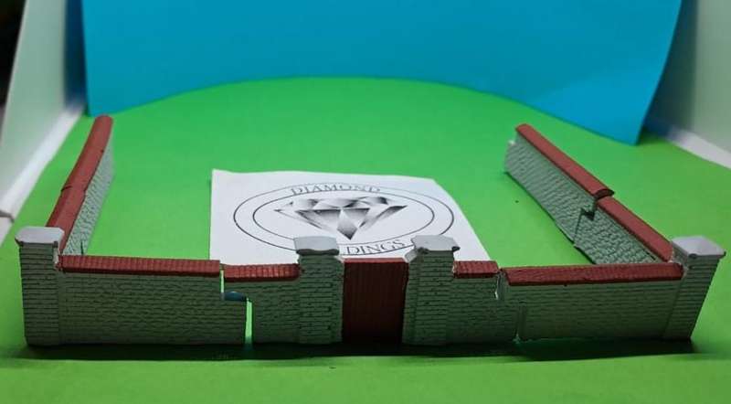 Model Trains HO - 1 x Bag of Walls brick x5 - Various