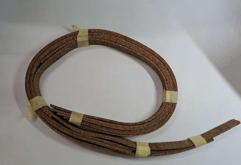 Model Trains N-Scale - 1 x Cork 6 x lengths +- 4280mm x 16mm