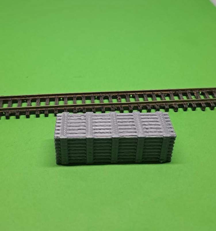 Model Trains N Scale - Pipe Load - Pipe Bundle (x56) Atlas (x1) - 45mm x 15mm x 13mm