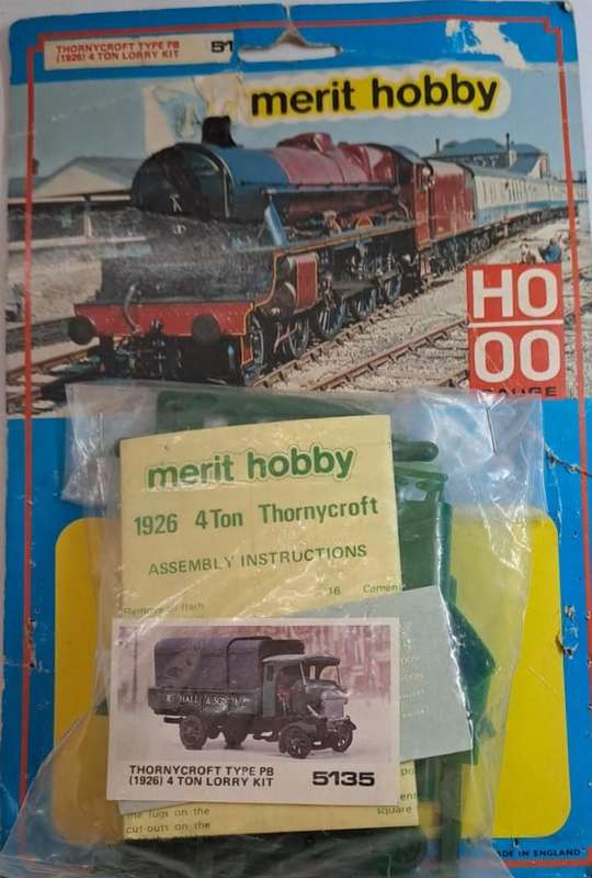 Model Trains H0 Scale - 1926 Thornycroft 4 Ton Lorry kit.