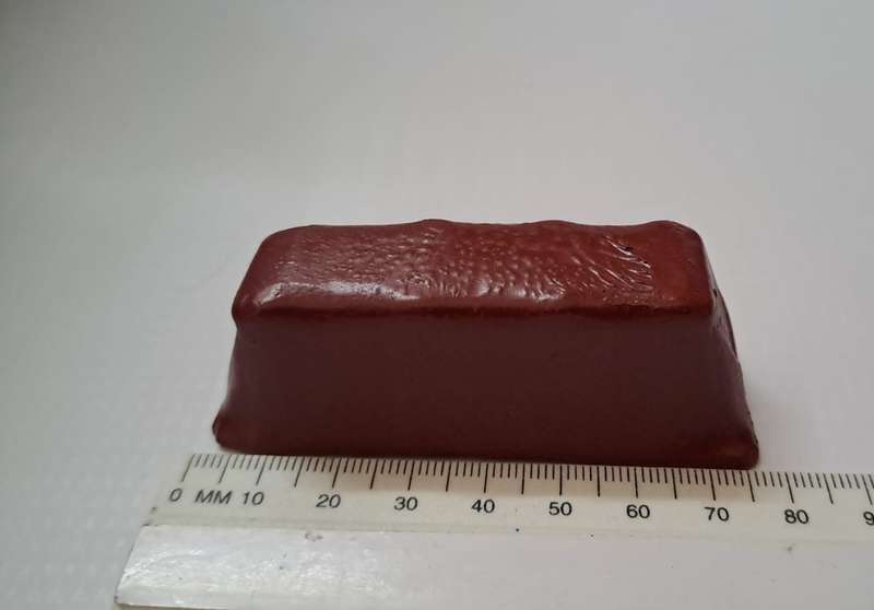 Model Trains 1:87 HO - Load under Tarpaulin (Brown) - 76mm x 27mm x 27mm