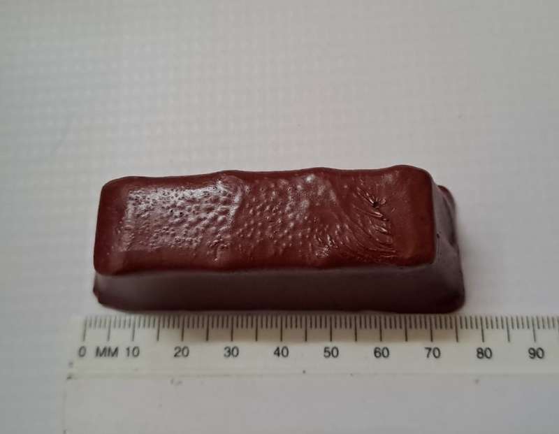 Model Trains 1:87 HO - Load under Tarpaulin (Brown) - 76mm x 27mm x 27mm