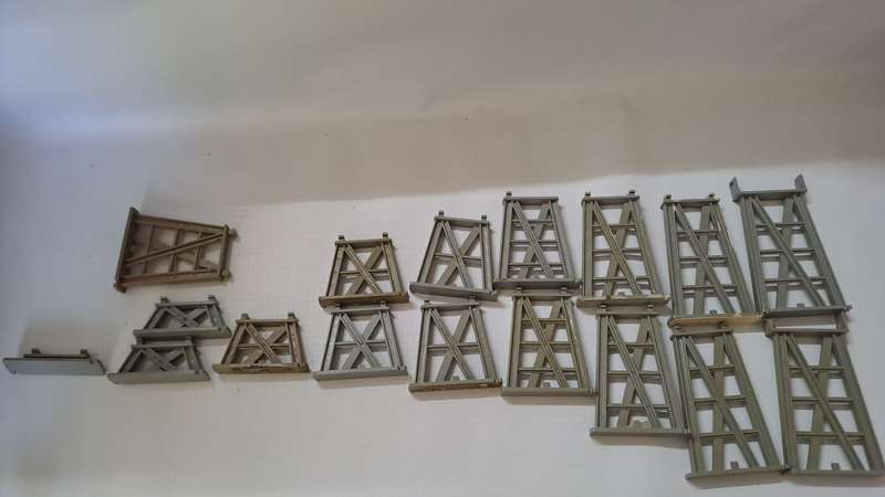 Model Trains 1:87 HO 1 x Ramps for coal stack (x17). See pic's.
