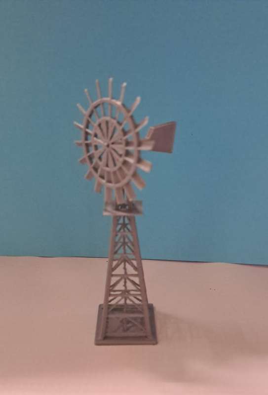 Model Trains 1:87 HO - Wind pump (Windpomp) - 44mm x 40mm x 110mm