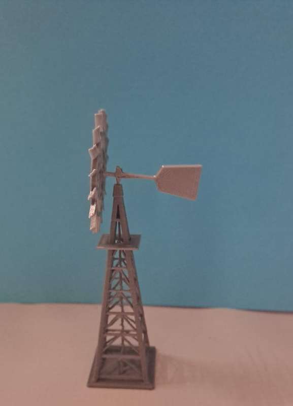 Model Trains 1:87 HO - Wind pump (Windpomp) - 44mm x 40mm x 110mm