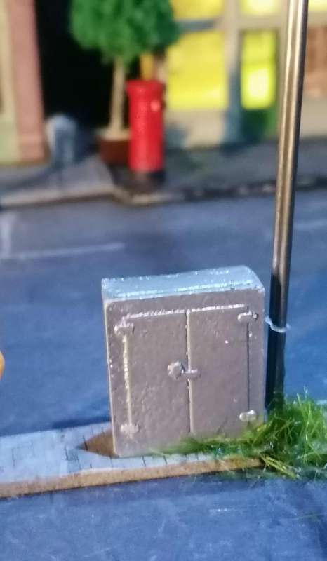 Model Trains HO 1 x Post Box - 9mm diameter x 21mm