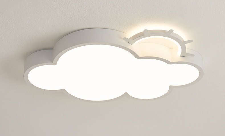 Cloud Shape LED Ceiling Light 60W(3 light color temperature) - Blue