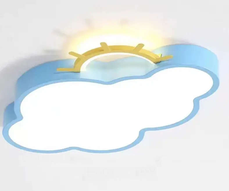 Cloud Shape LED Ceiling Light 60W(3 light color temperature) - Blue