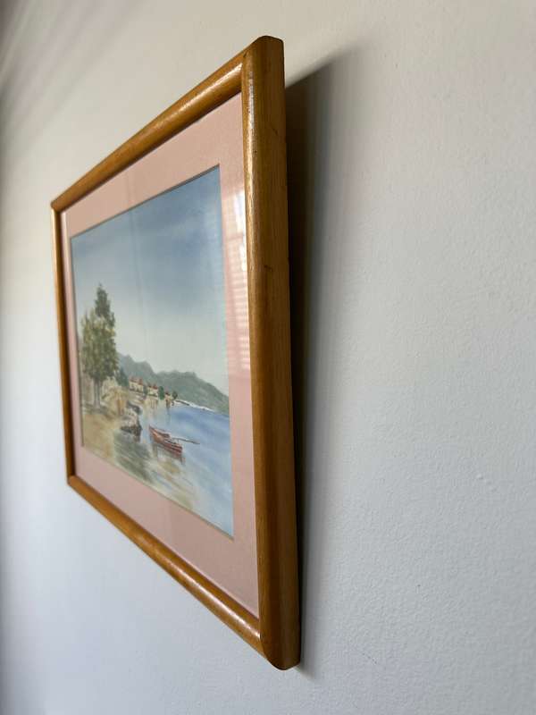 Framed Eric Harvey Print, Coastal 89 - Finished Size 47cm x 38cm