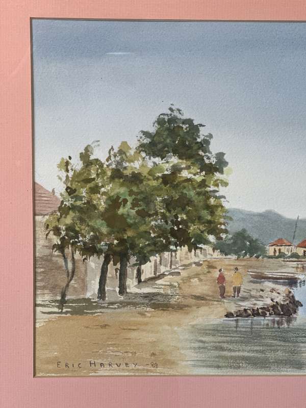Framed Eric Harvey Print, Coastal 89 - Finished Size 47cm x 38cm