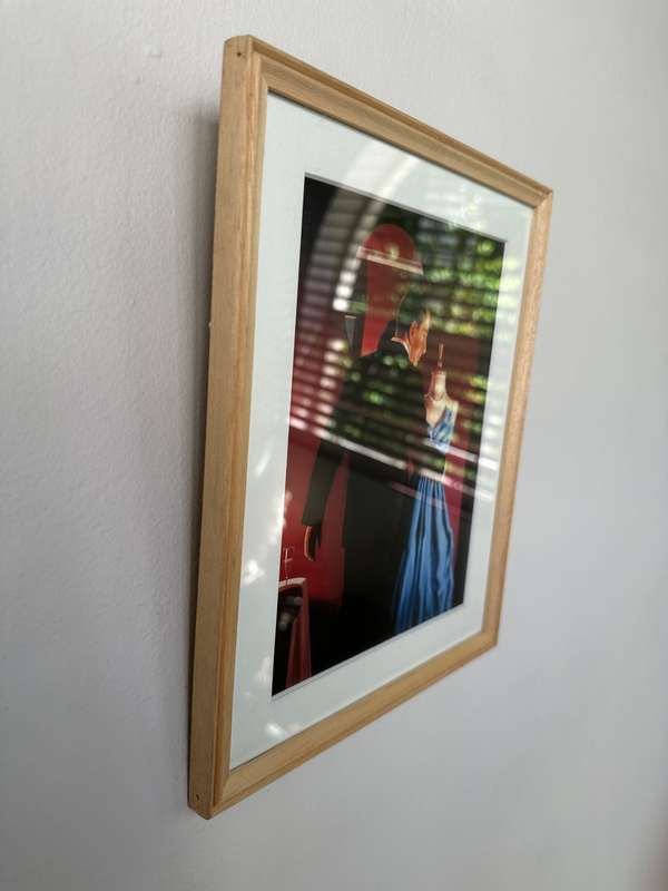 Framed Jack Vettriano Print, Altar Of Memory - Finished Size 22cm x 26.5cm