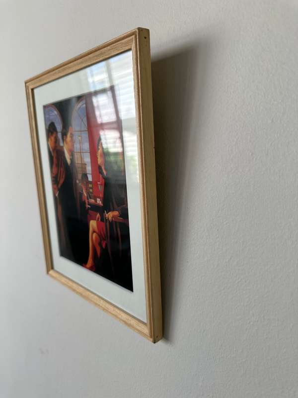 Framed Jack Vettriano, Lovers and Other Strangers - Finished Size 22cm x 26.5cm