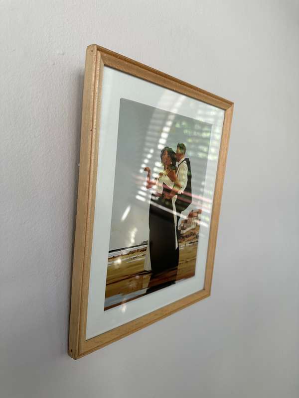 Framed Jack Vettriano Print, Missing Man II - Finished Size 22cm x 26.5cm