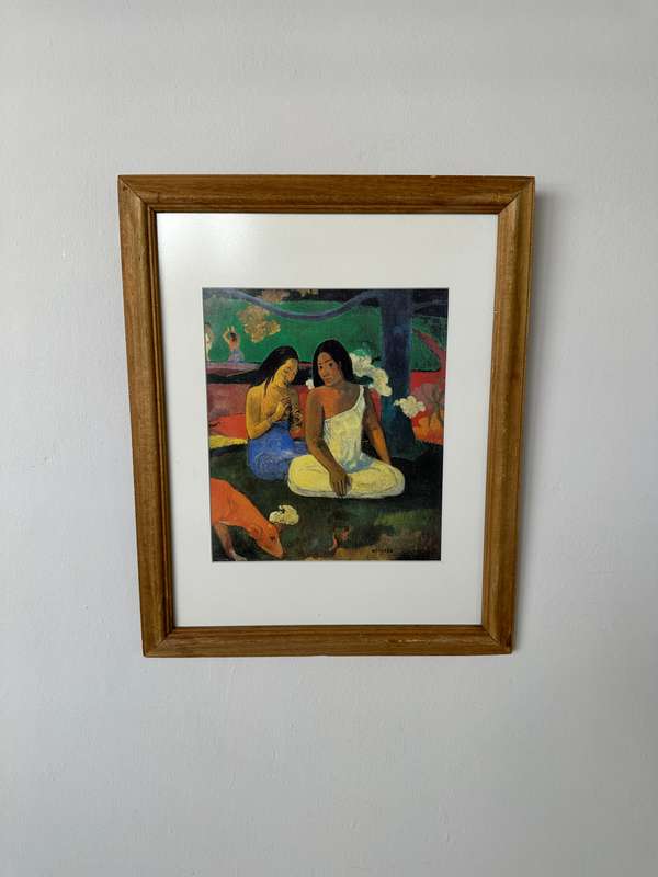 Framed Paul Gauguin Print, Arearea (Detail) - Finished Size 38.5cm x 48cm