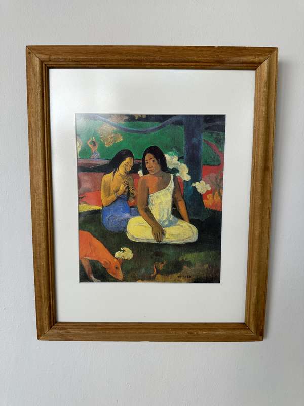 Framed Paul Gauguin Print, Arearea (Detail) - Finished Size 38.5cm x 48cm