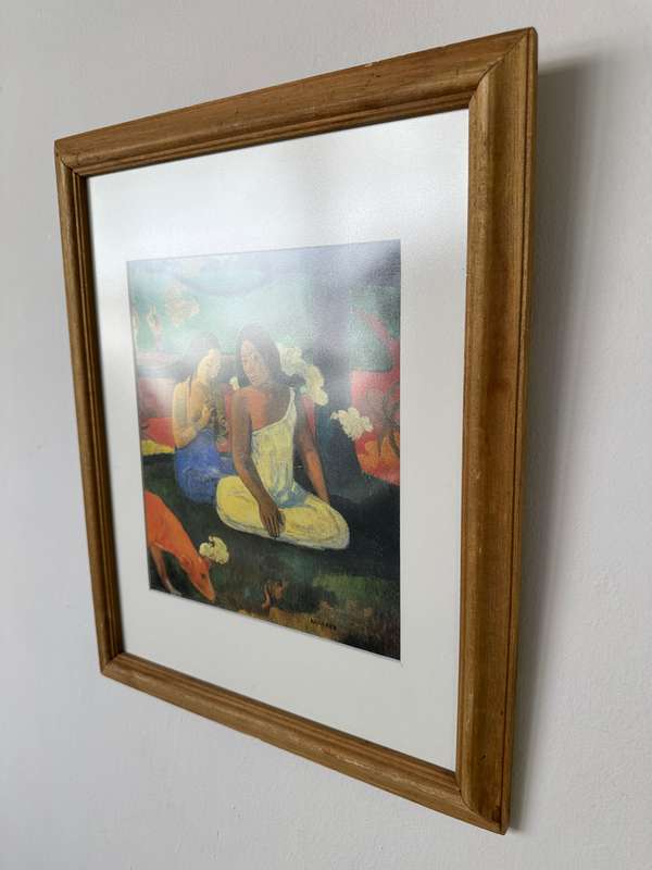 Framed Paul Gauguin Print, Arearea (Detail) - Finished Size 38.5cm x 48cm