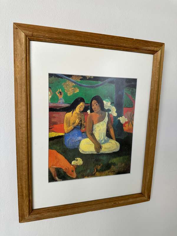 Framed Paul Gauguin Print, Arearea (Detail) - Finished Size 38.5cm x 48cm
