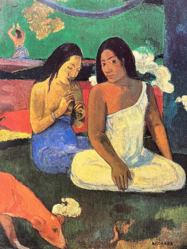 Framed Paul Gauguin Print, Arearea (Detail) - Finished Size 38.5cm x 48cm