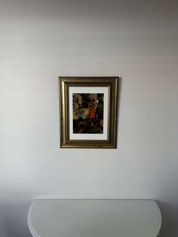 Framed Edgar Degas Print, Cafe Concert. At Les Ambassadeurs - Finished Size 41.5cm x 51.5cm