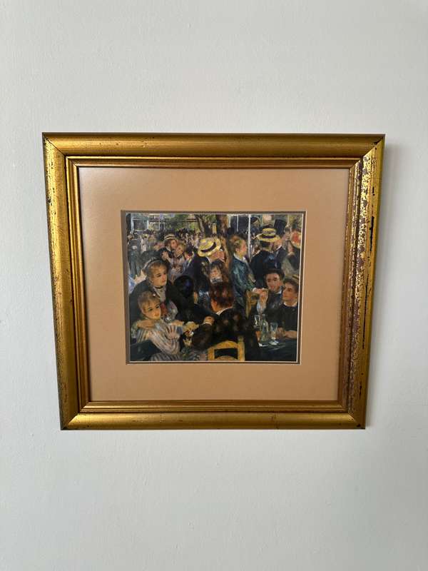 Framed Pierre-Auguste Renoir, Luncheon on the Boating Party - Finished Size 41.5cm x 38.5cm