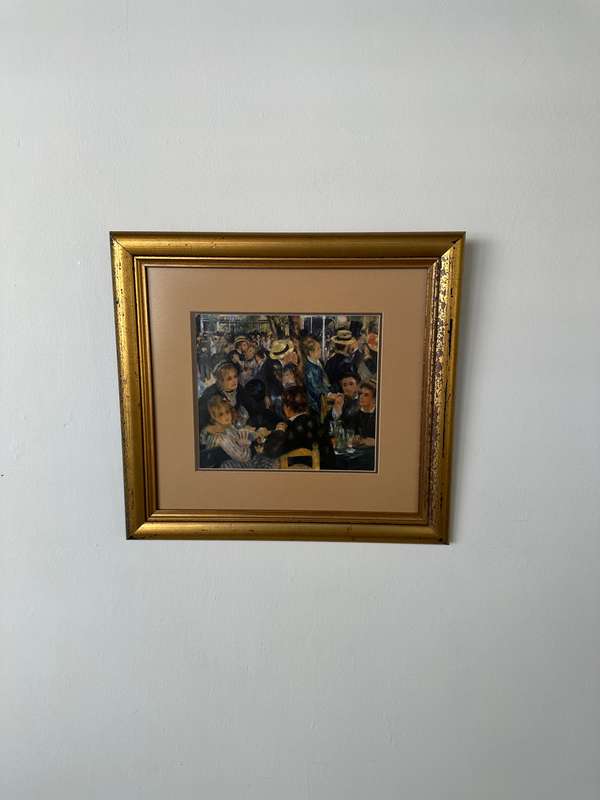 Framed Pierre-Auguste Renoir, Luncheon on the Boating Party - Finished Size 41.5cm x 38.5cm