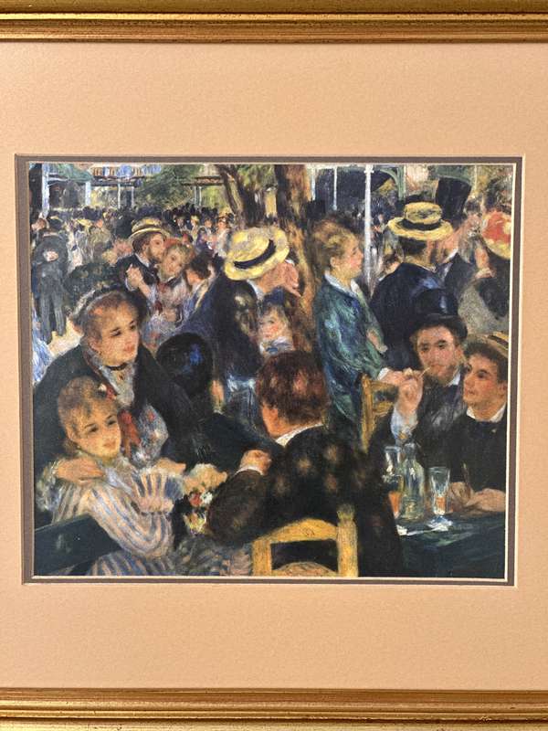 Framed Pierre-Auguste Renoir, Luncheon on the Boating Party - Finished Size 41.5cm x 38.5cm