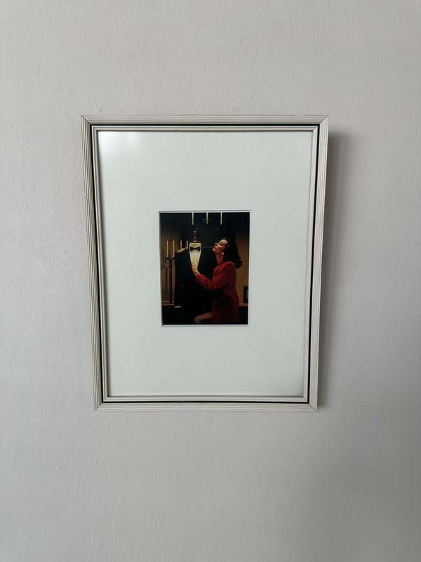 Framed Jack Vettriano, Beautiful Life - Finished Size 23cm x 29cm
