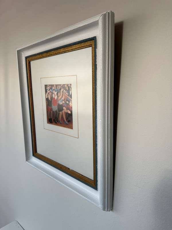 Framed Beryl Cook Print, Lambada - Finished Size 46cm x 51cm