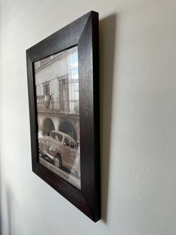 Framed Sepia Print, Cuban Dodge - Finished Size 39.5cm x 49.5cm