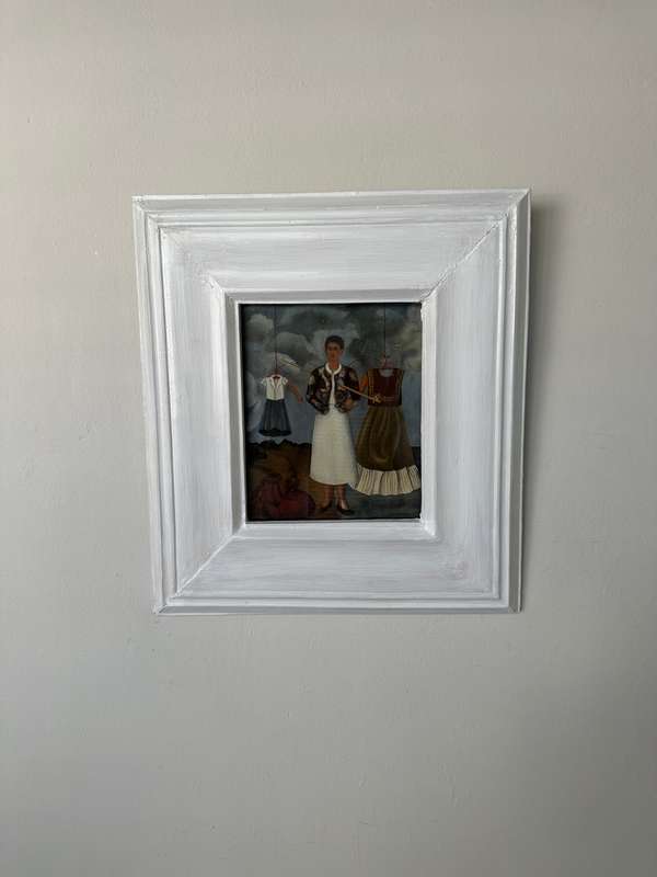 Framed Frida Kahlo Print, Memory The Heart - Finished Size 41cm x 46.5cm